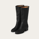 Abby High Boots, waxed black